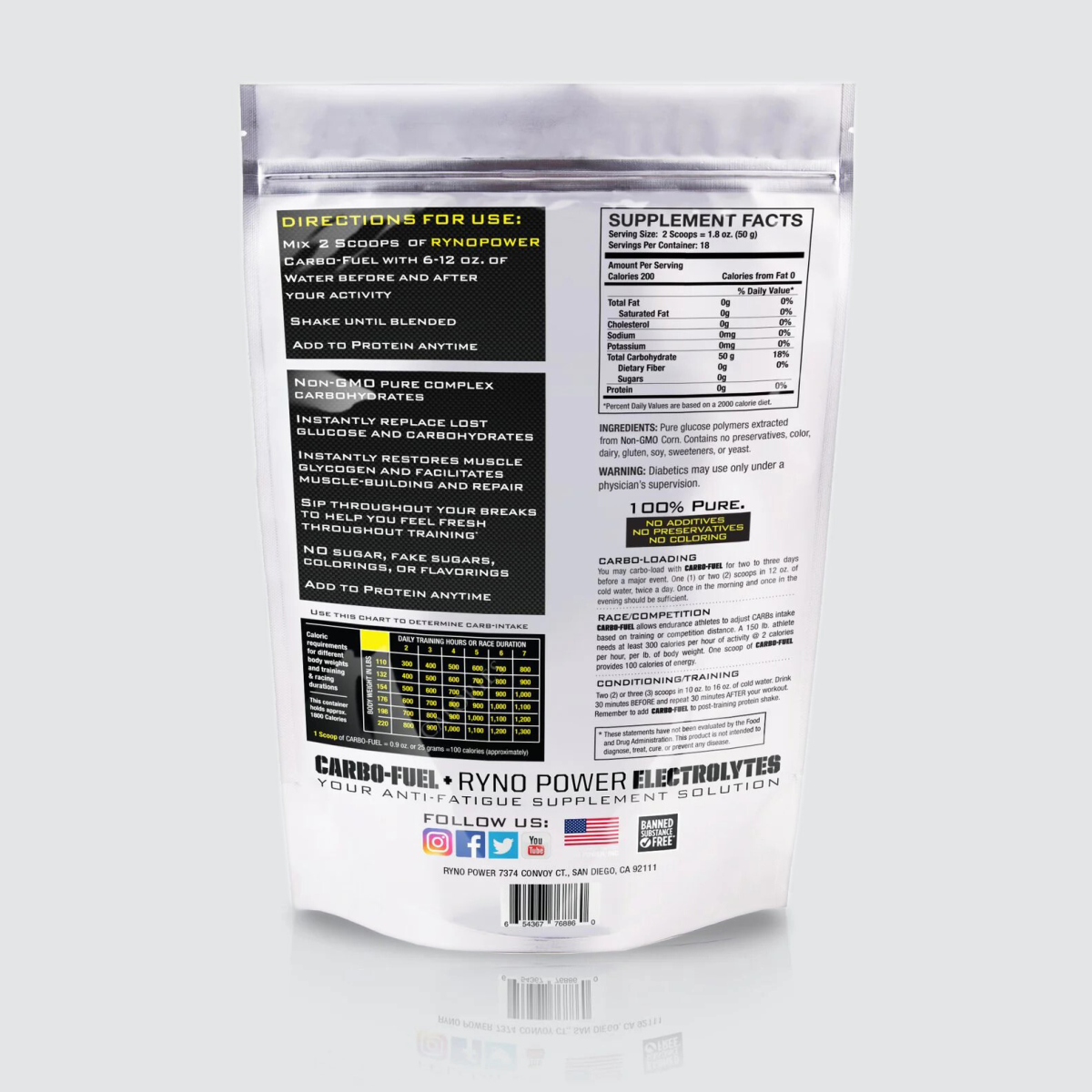 Carbo-Fuel Powder | komplexe Kohlenhydrate