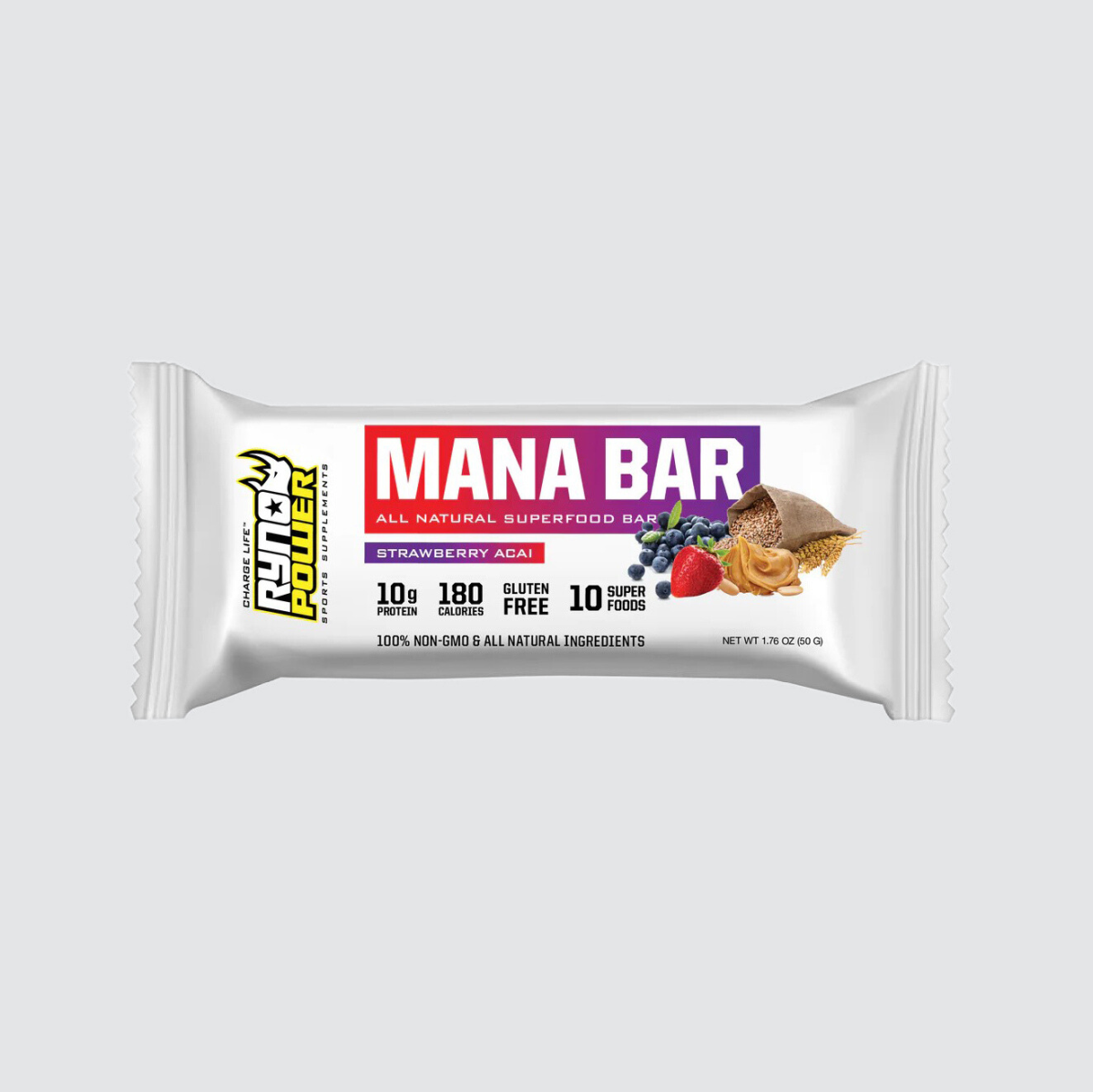 Mana Bar Strawberry Acai | Performance Riegel